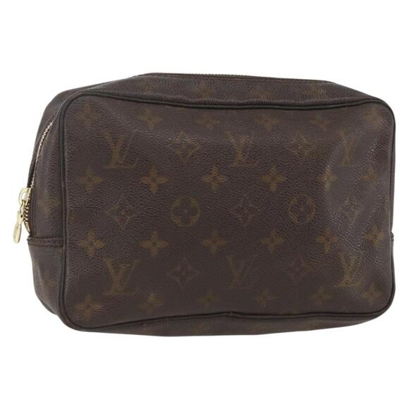 LOUIS VUITTON Monogram Trousse Toilette 23 Clutch Bag M47524 LV Auth bs31624